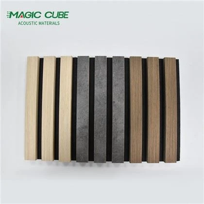 Panel Akustik MDF Bilah Kayu